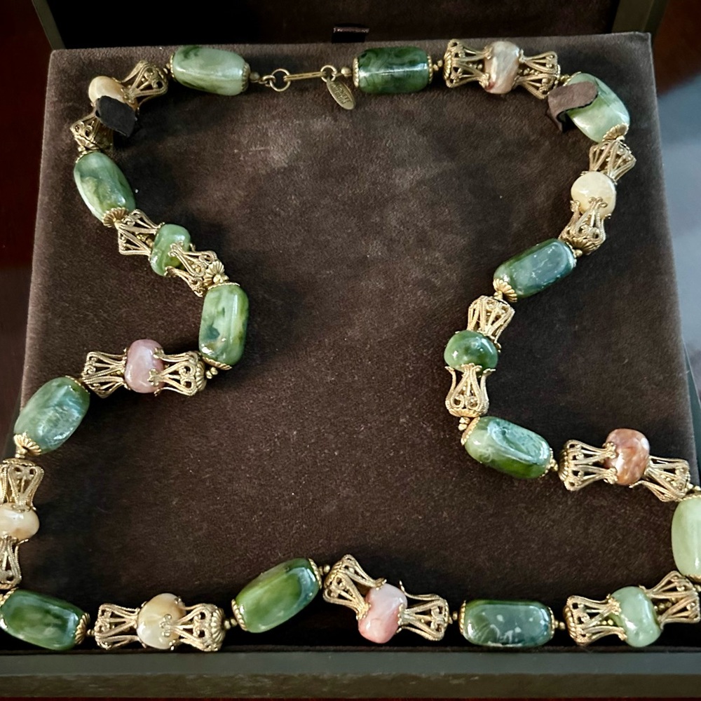 Vintage Miriam Haskell Signed Set - image 1